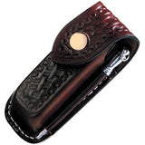 Victorinox Swiss Army Zermatt Leather Pouch with Steel - Brown