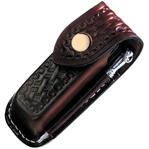 Victorinox Swiss Army Zermatt Leather Pouch with Steel - Brown