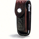 Victorinox Swiss Army Zermatt Leather Pouch with Steel - Brown