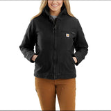 Carhartt Women's Sierra Sandstone Jacket Sherpa Lined #104292