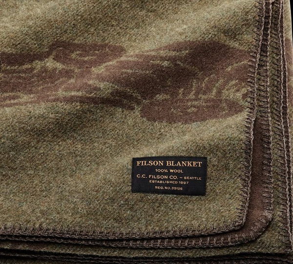 Filson CCC Jaquard Wool Blanket at Hilton's Tent City Cambridge, MA