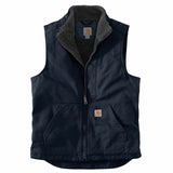 Carhartt Washed Duck Sherpa Lined Mock Vest - Hilton's Tent City
