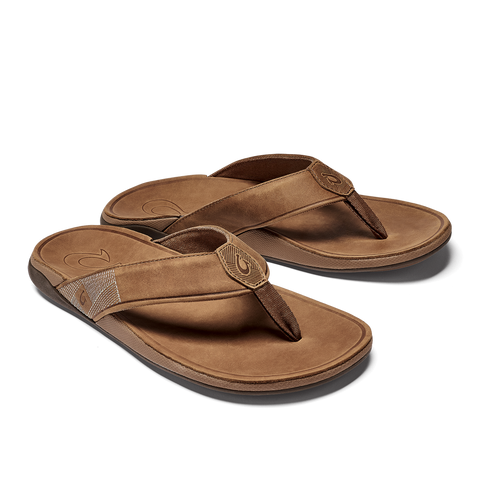 OluKai Tuahine Men's Waterproof Leather Beach Sandals