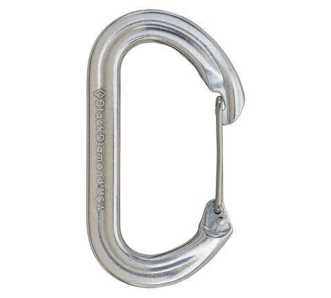 Black Diamond Oval Wire Carabiner - Hilton's Tent City