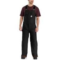 Carhartt Quilt Lined Washed Duck Overalls 104031 at Hilton's Tent
