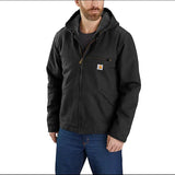 Carhartt Relaxed Fit Washed Duck Sherpa-Lined Jacket #104392