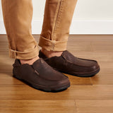 OluKai Moloā Men's Leather Slip-On Shoes
