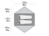 MSR Zoic™ 2 Backpacking Tent 2022