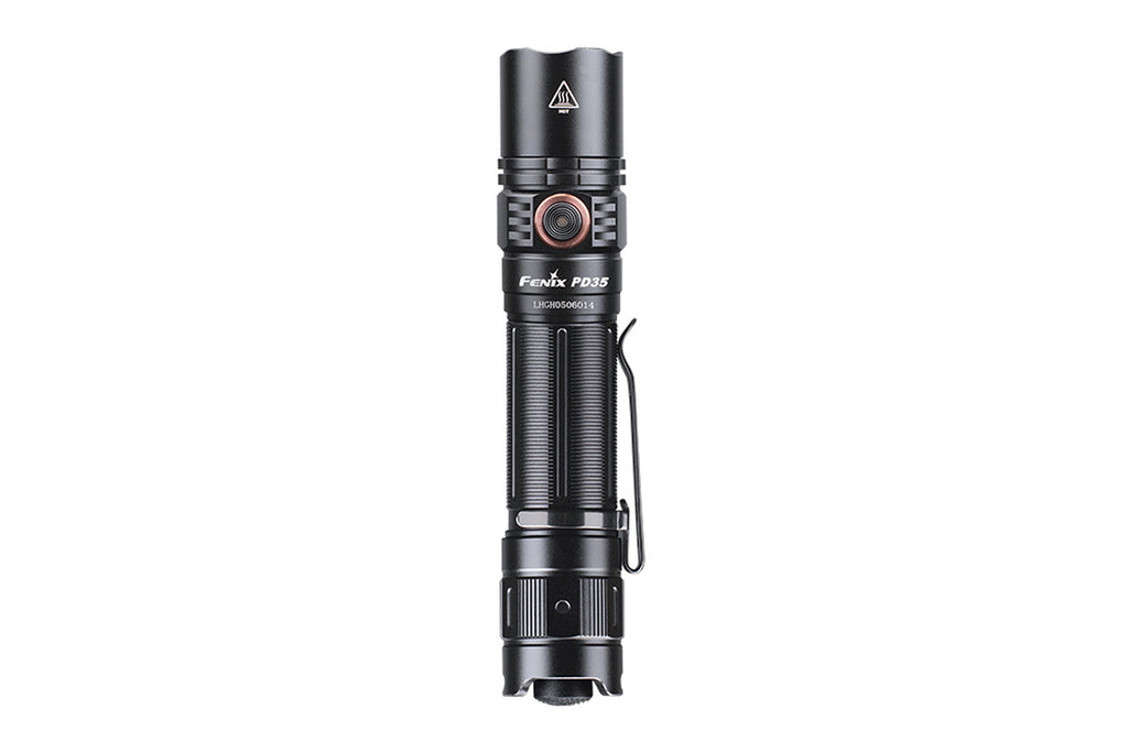 fenix brand high-end tactical flashlight Fenix PD35 V3.0 Flashlight Hilton's Tent City in Cambridge, MA
