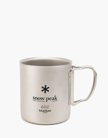 Snow Peak Ti-Double 450 Mug - Hilton's Tent City