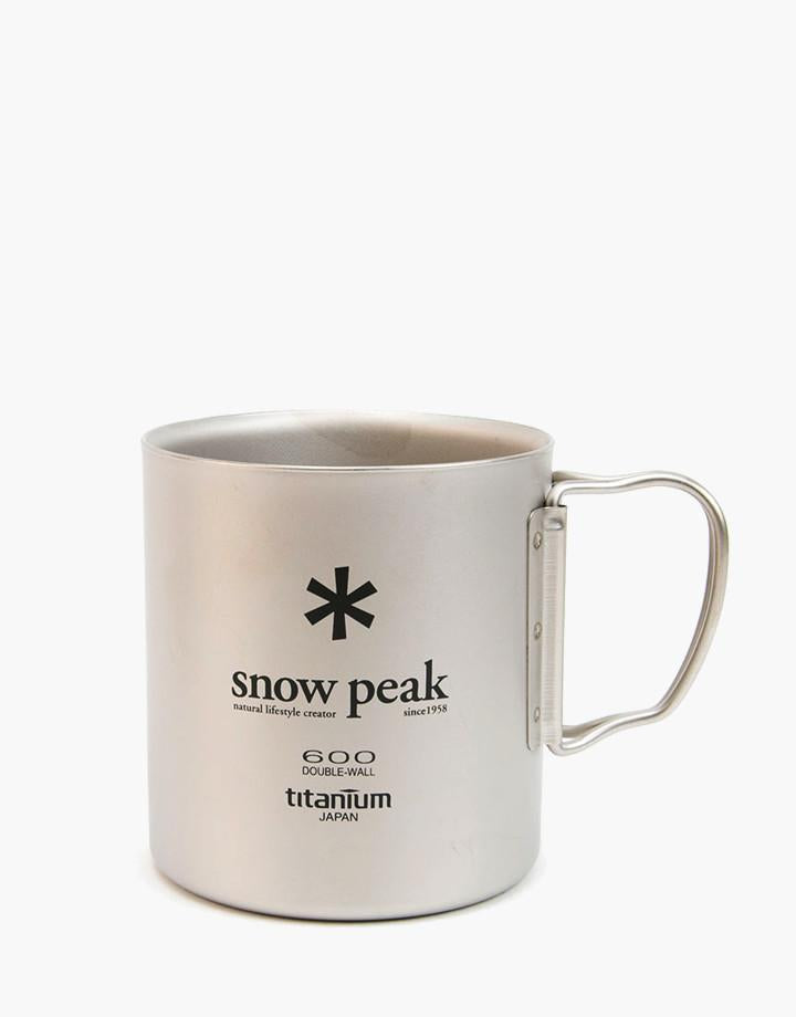  peak ダブルウォールチタンマグ600 Snow Peak Titanium Double Wall 600 Mug | Hilton's Tent City