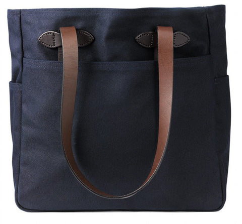 Filson Rugged Twill Tote Bag With Zipper Tan