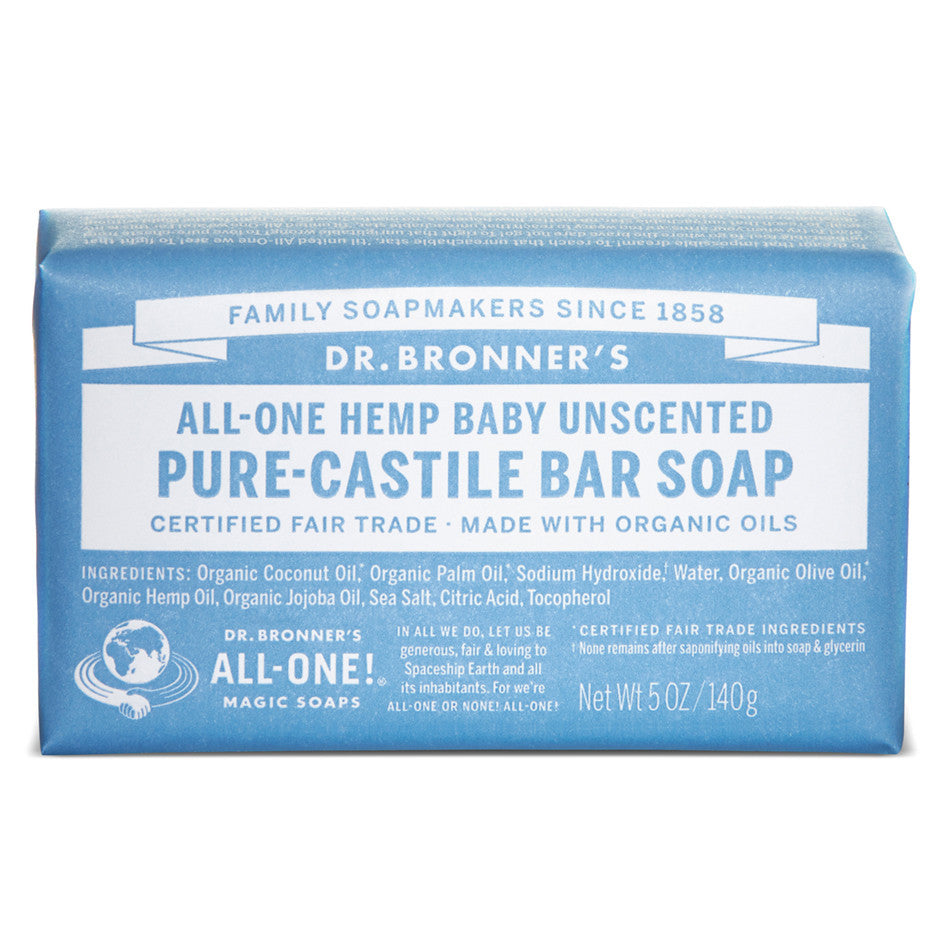 Unscented - Pure-Castile Bar Soap