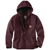 Carhartt Women's Sierra Sandstone Jacket Sherpa Lined #104292