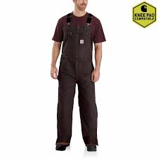 Carhartt Quilt-Lined Washed Duck Overalls 104031