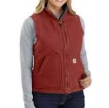 Carhartt Women's Washed Duck Sherpa Lined Vest