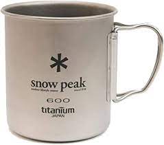 Snow Peak Titanium Single Wall 600 Mug