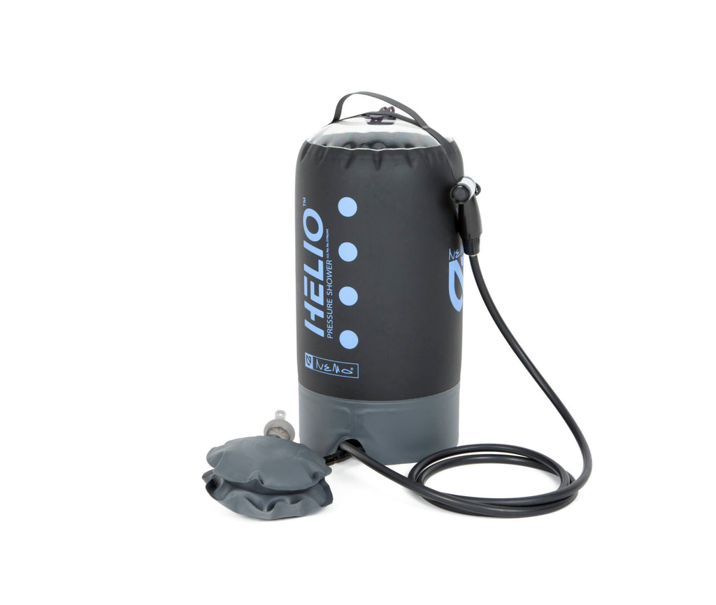 Nemo Equipment Helio Pressure Shower at Hilton's Tent City Cambridge