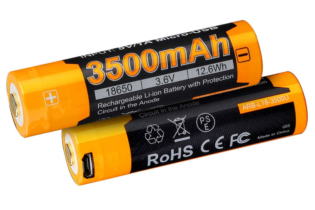 Fenix ARBL18 High-Capacity 18650 Battery - 3500mAh