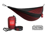 Grand Trunk Double Deluxe Parachute Nylon Hammock with Straps
