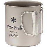 Snow Peak Titanium Single Wall 600 Mug