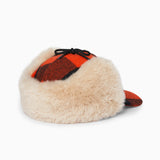 Filson Black/Blaze Double Mackinaw Wool Cap (disc.)
